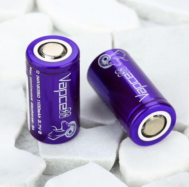 Zx350 Rechargeable Battery 1100mAh 18350 Lithium Ion Battery (4