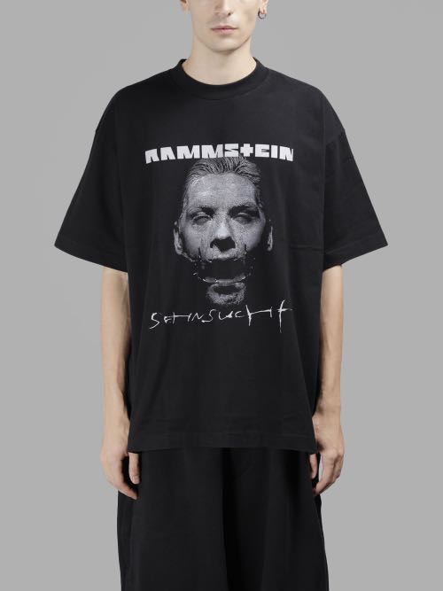 Vetements Rammstein Cotton T-Shirt, Men's Fashion, & Sets, Tshirts & Polo Shirts on Carousell