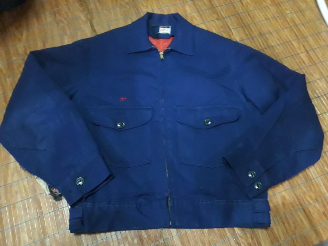 Vintage service jacket 60s unitog, Men's Fashion, Tops u0026 Sets, Tshirts u0026  Polo Shirts on Carousell