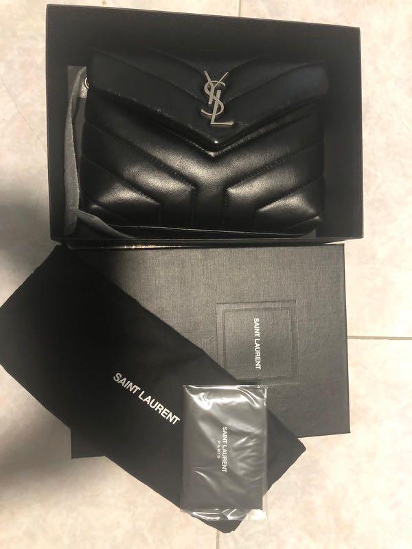 Ysl pouch cheap monogramme vitello piumotto