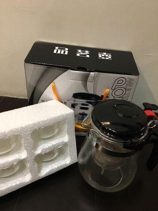 品茗壺+茶杯 泡茶壺 teapot