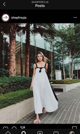 Pleated Maxi Dress