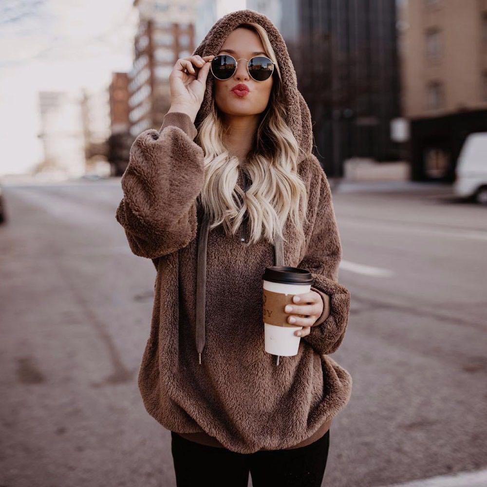 Furry half hotsell zip pullover