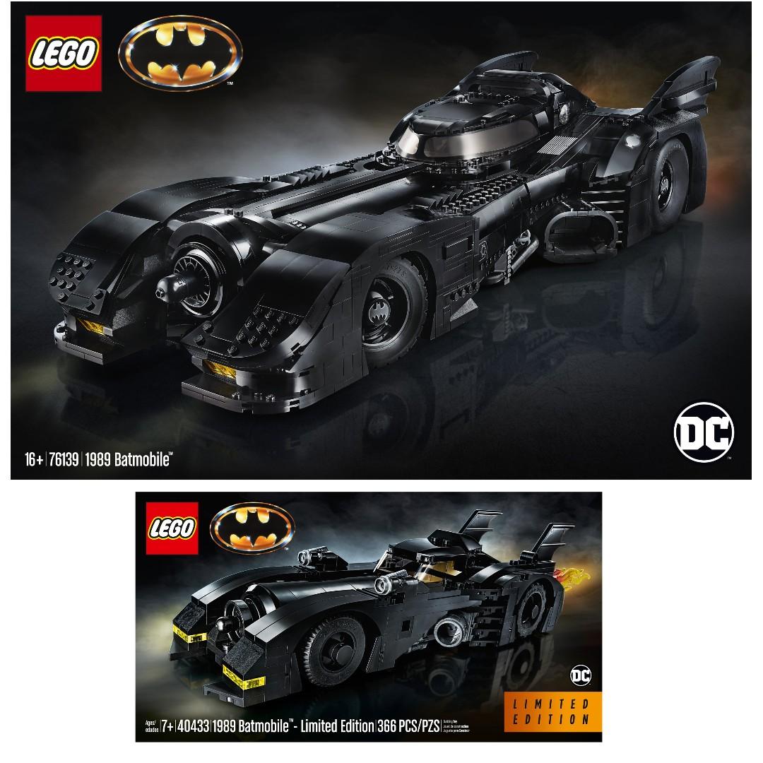 76139 And 40433 Lego Dc Superheroes Batman 1989 Batmobile Brand New Limited Edition Toys Games Bricks Figurines On Carousell