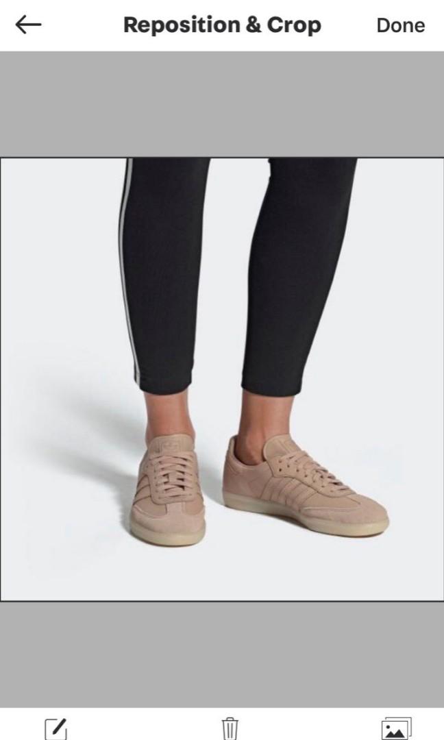 Adidas Samba OG Ash Pearl, Women's Fashion, Footwear, Sneakers on Carousell