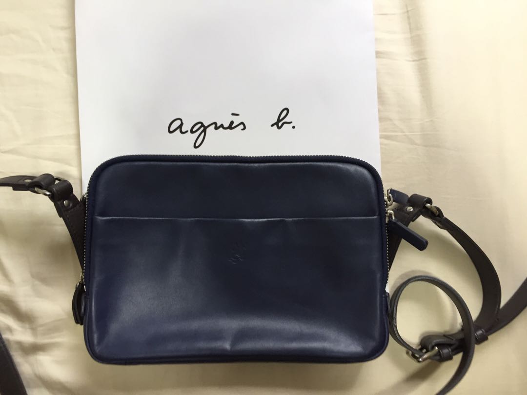 Agnes b leather sling bag, Women's Fashion, Bags & Wallets, Cross-body ...