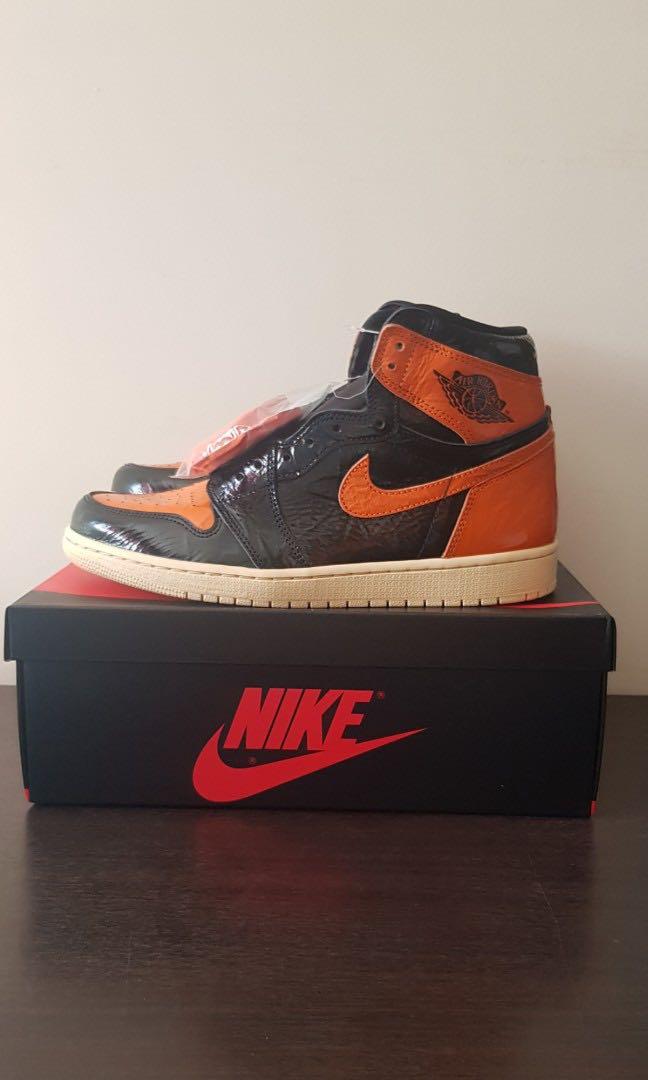 nike air jordan 1 retro shattered backboard