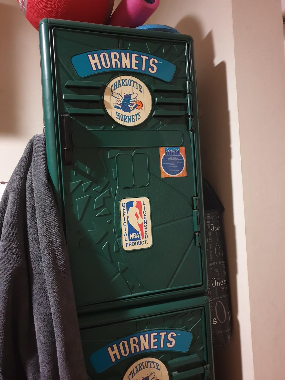 Nba Racks Authentic NBA Charlotte Hornets locker style cabinet hard plastic ...