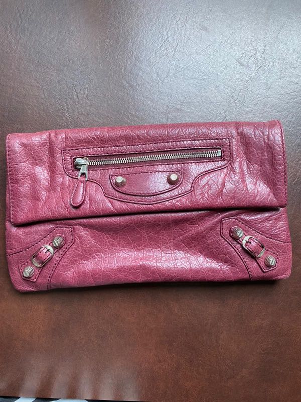 balenciaga maroon bag