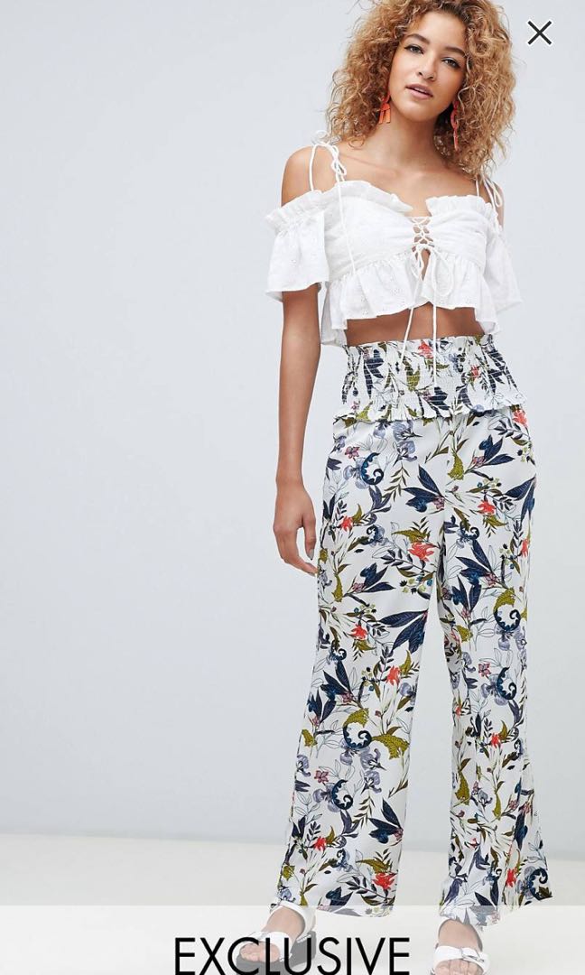Boohoo palazzo pants Clearance