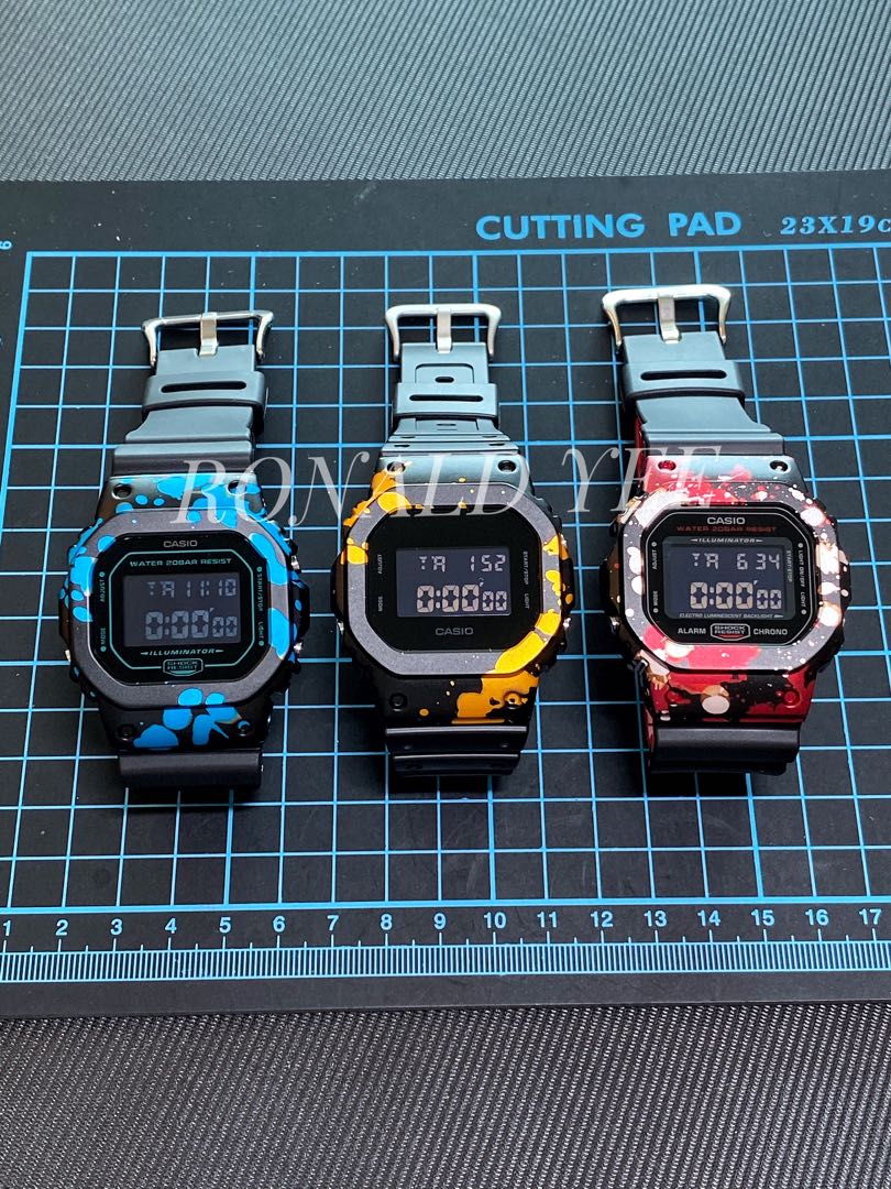 Casio dw 5600 metal bezel best sale