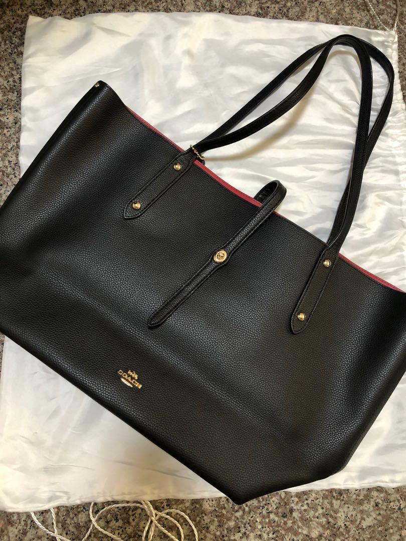 Coach Market Tote Black 2024 www.alhudapk
