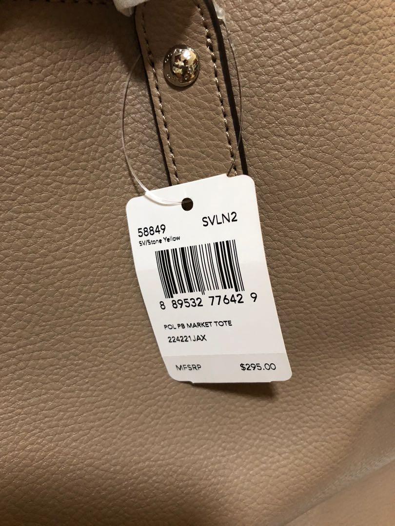 Coach pol pb market tote online