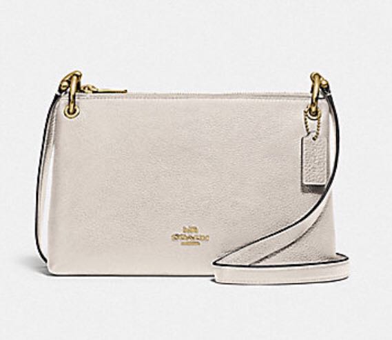 COACH MIA CROSSBODY COACH F76645 CHALK GOLD Luxury Bags