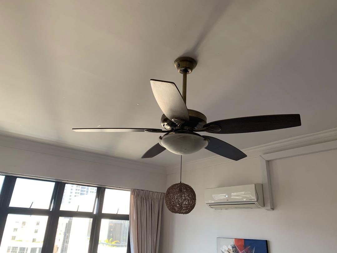 52 Ceiling Fan With Built In Lamp