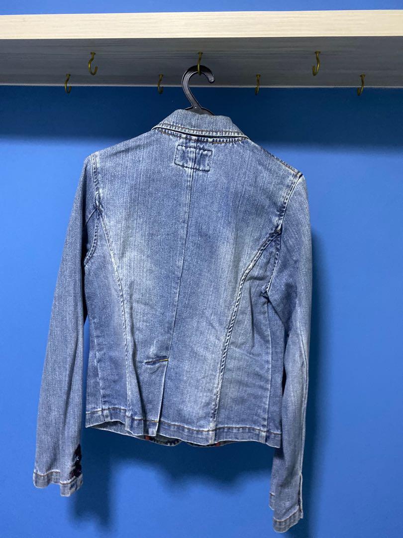 Fox Denim Jacket, Women's Fashion, Coats, Jackets and Outerwear on ...