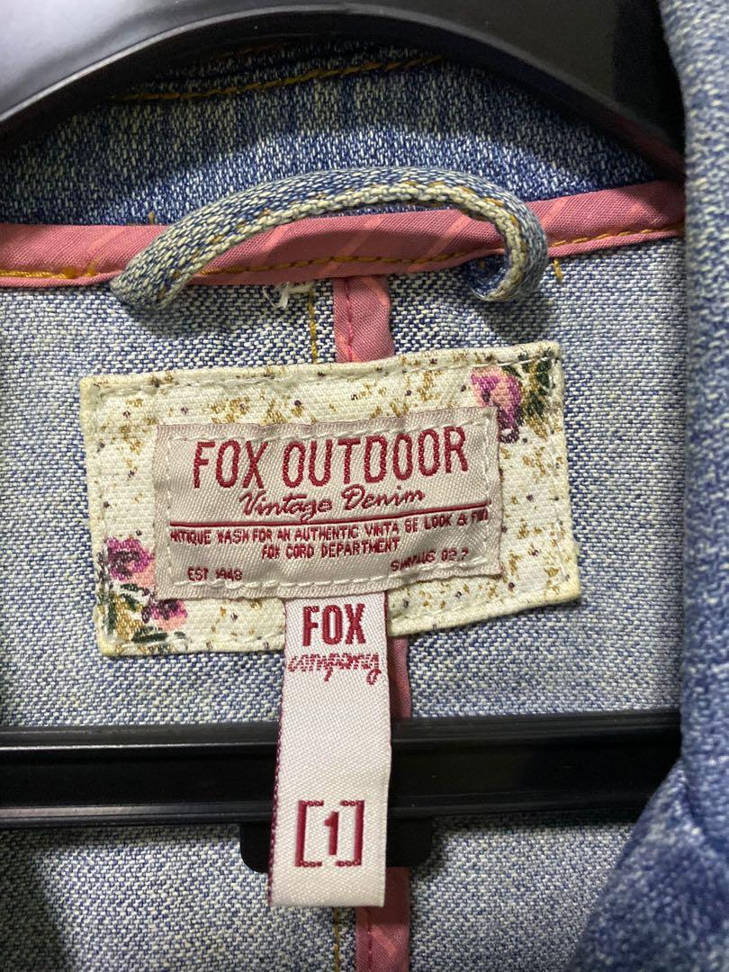 Fox Denim Jacket, Women's Fashion, Coats, Jackets and Outerwear on ...