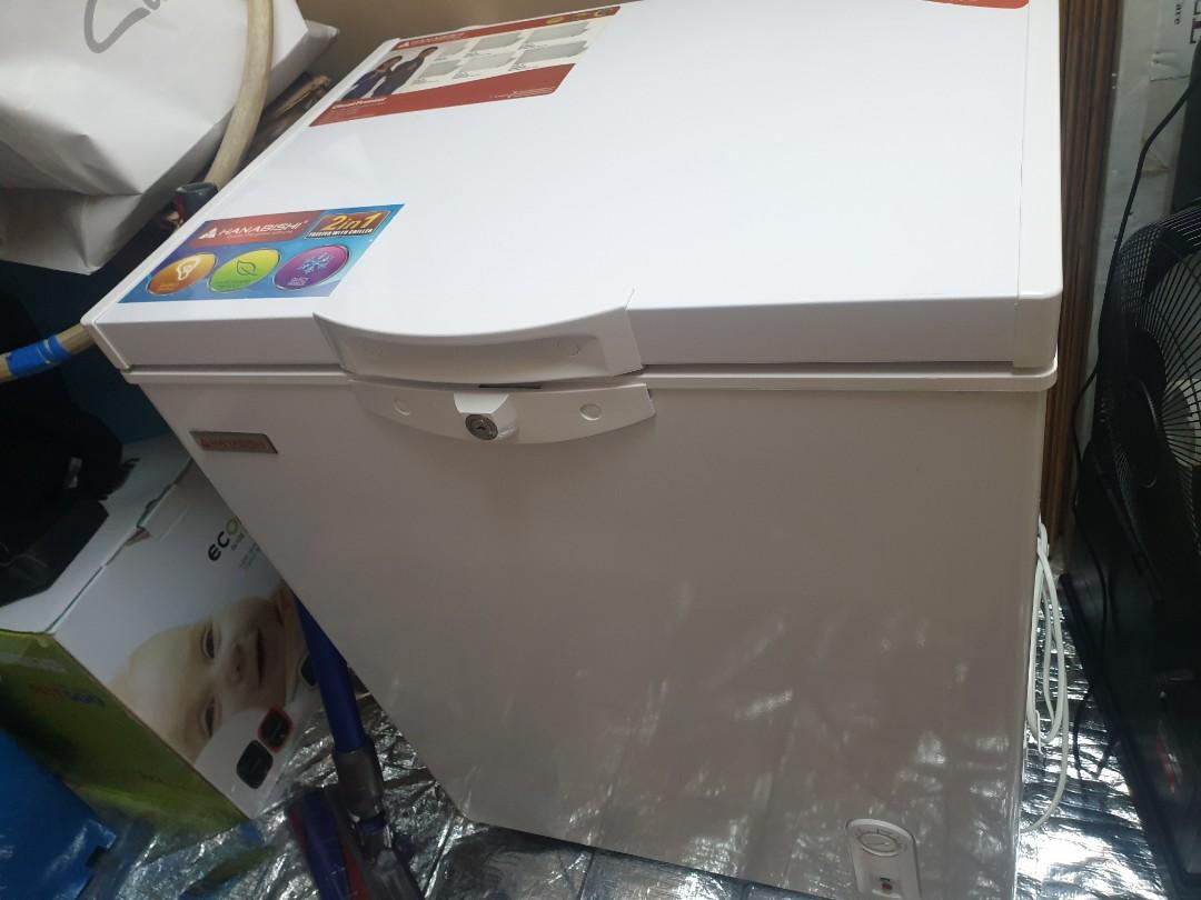 Hanabishi Chest Type Freezer 5 cubic feet, TV & Home Appliances