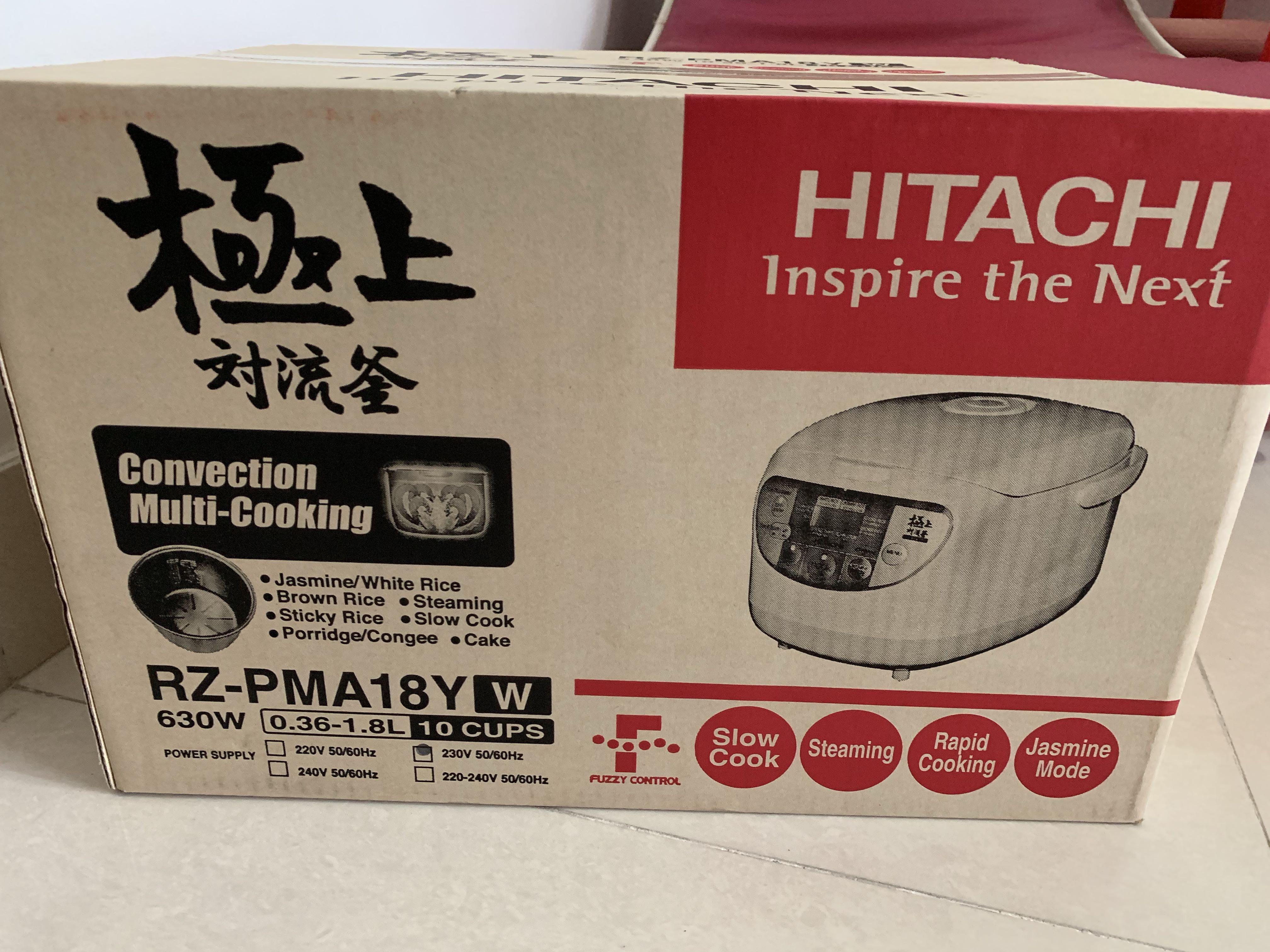 Hitachi Rice Cooker RZPMA18Y, Home Appliances, Kitchenware on Carousell