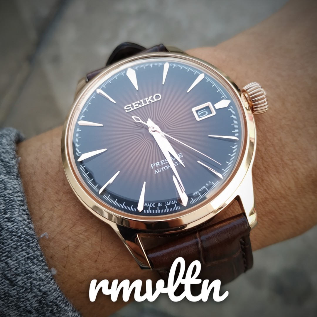 Seiko Presage Automatic JDM Cocktail Series Manhattan SRPB46J1 SARY078  Original, Fesyen Pria, Jam Tangan di Carousell