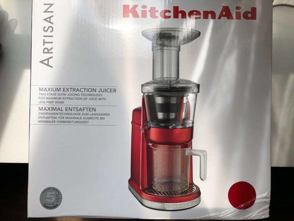 KitchenAid Extraction (Slow Juicer) - 5KVJ0111, & Home Appliances, Kitchen Appliances, Juicers, Blenders & Grinders on Carousell