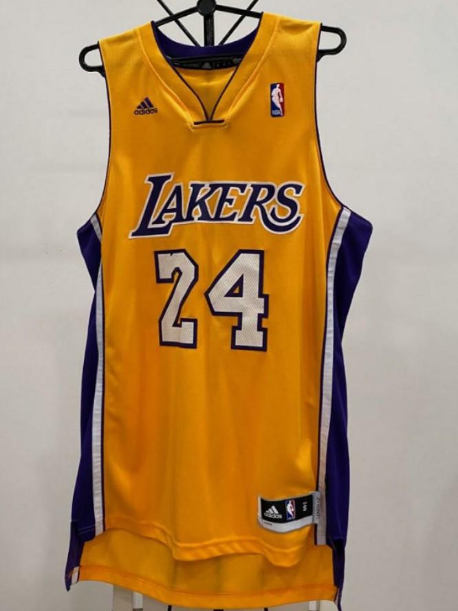 Kobe Bryant Purple Gold Lakers Jersey Sports Sports Apparel On Carousell