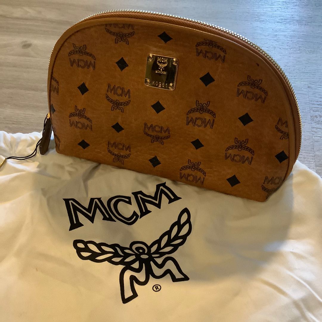 Mcm cosmetic bag online