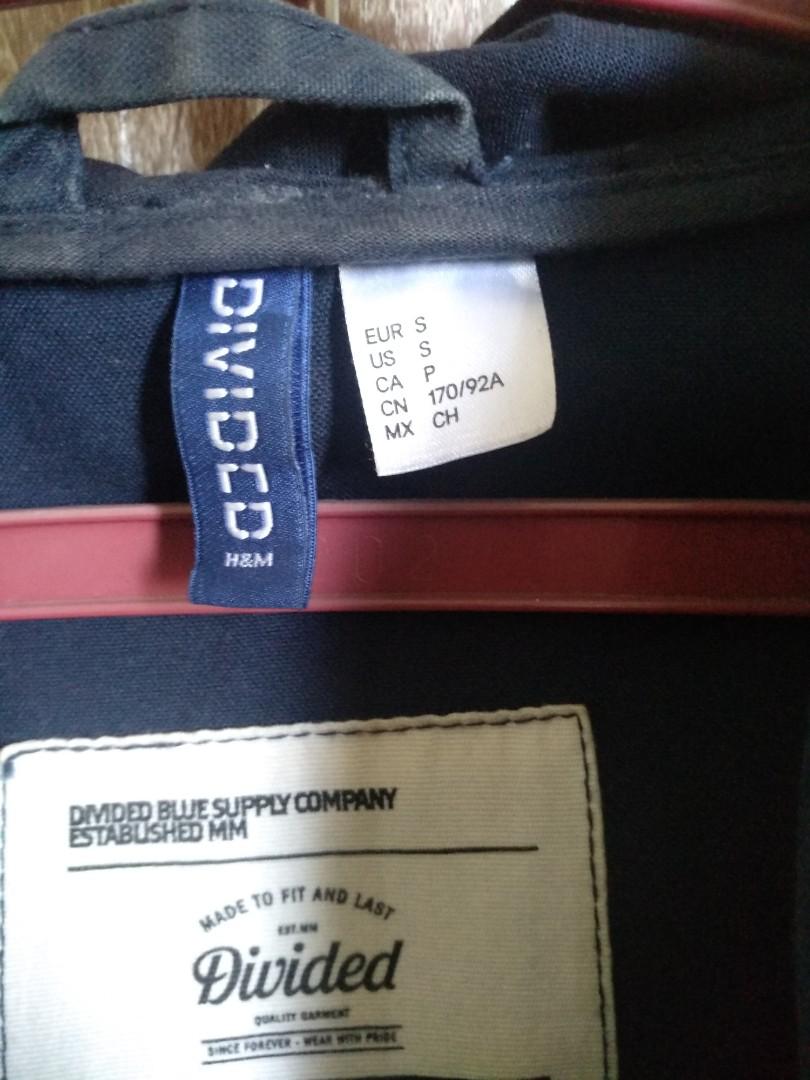 Divided blue supply company jacket outlet