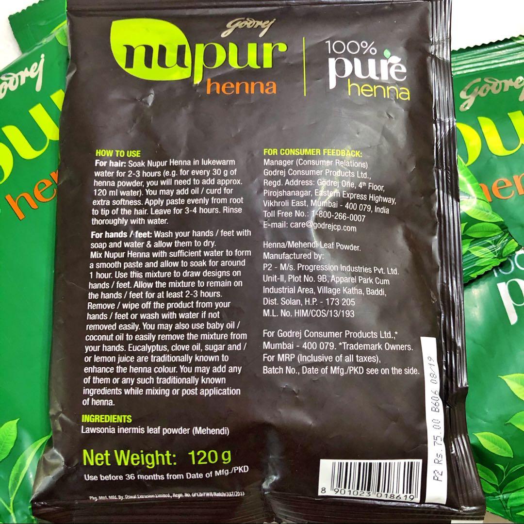 Buy Godrej Nupur Mehendi, 150 g Online at Best Prices | Wellness Forever