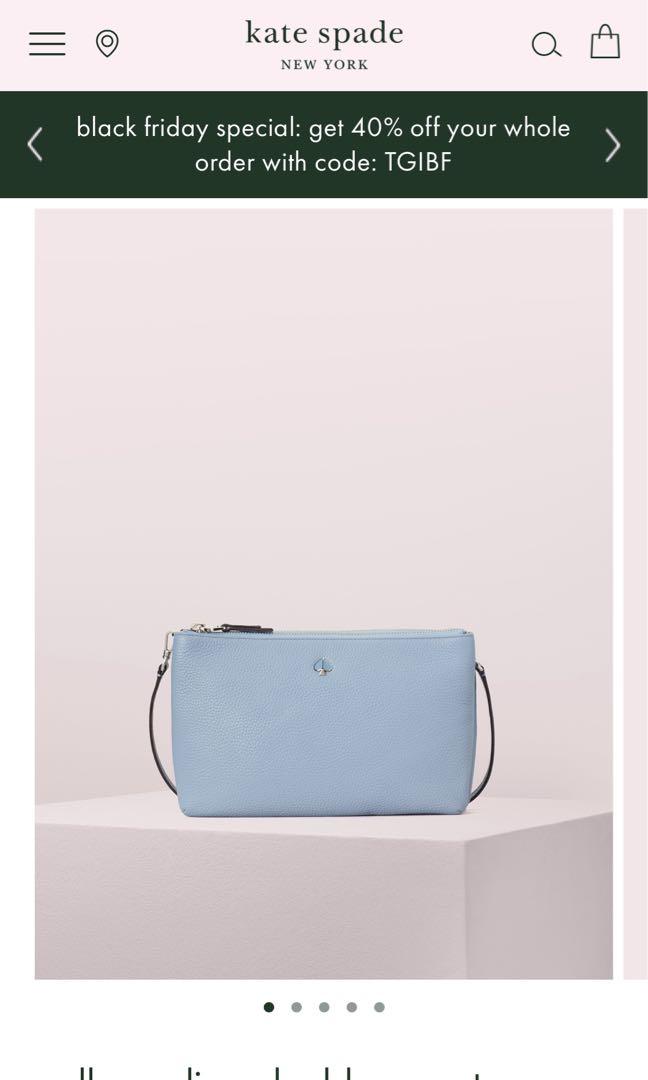 Kate spade polly double gusset store