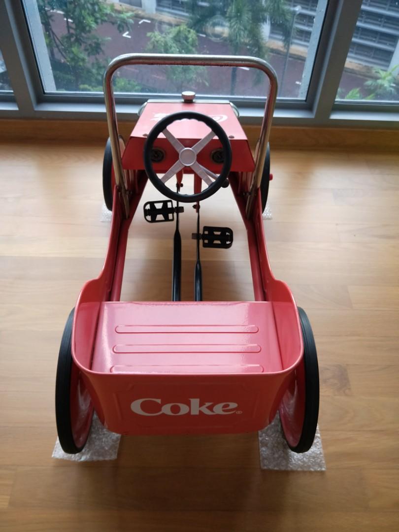 RARE LIMITED RETRO ORIGINAL COCA-COLA VINTAGE PEDAL CAR COLLECTION