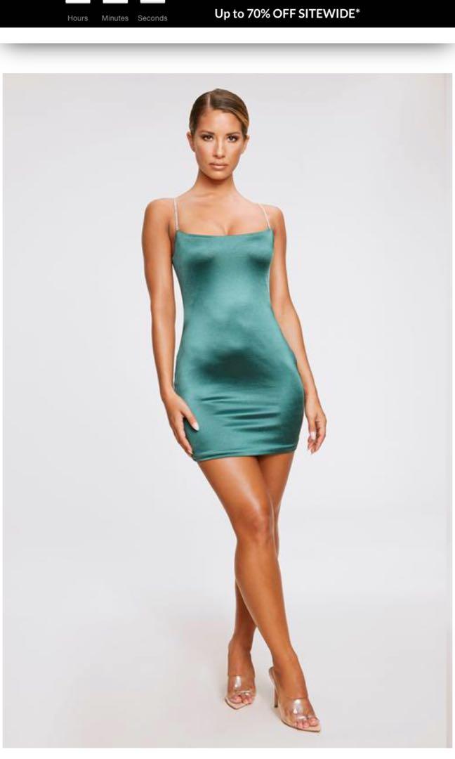 Ruby diamante strap mini dress outlet
