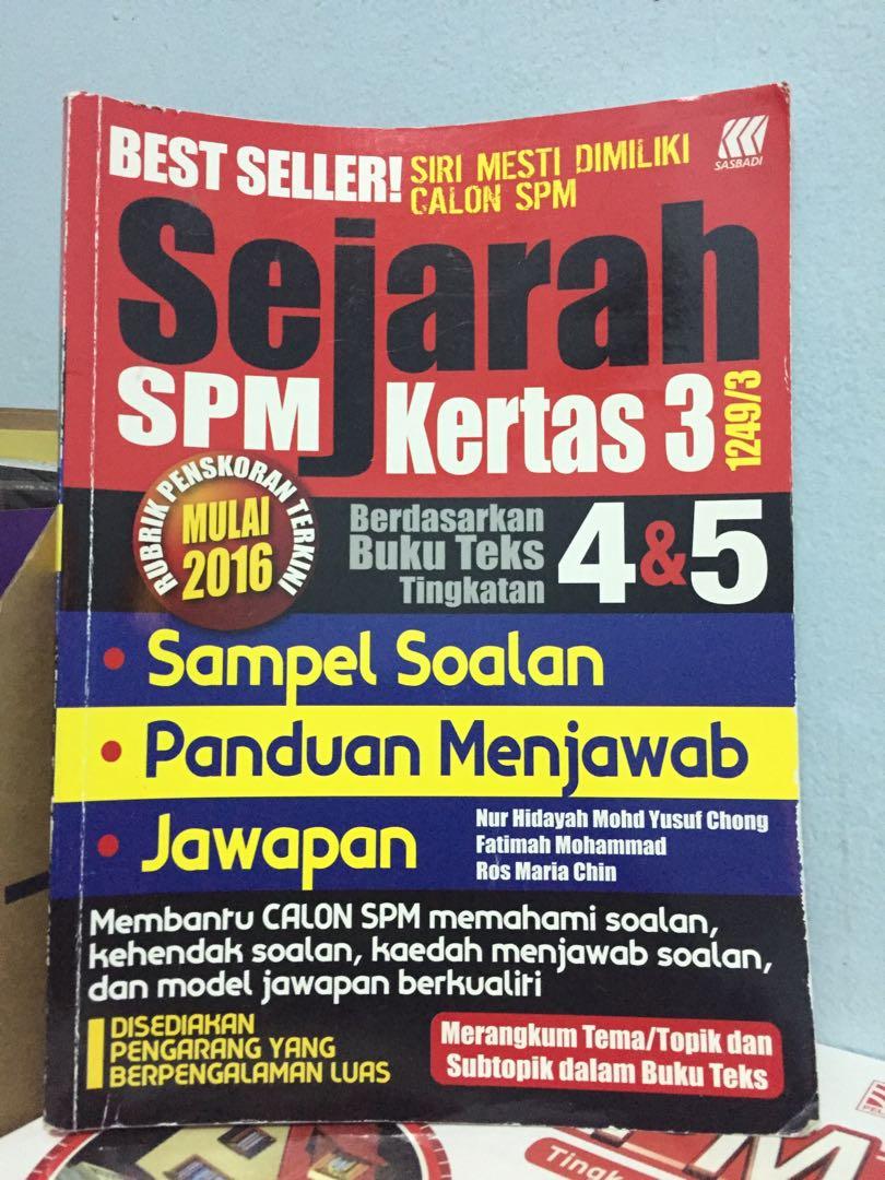 Sejarah Kertas 3 Spm Textbooks On Carousell