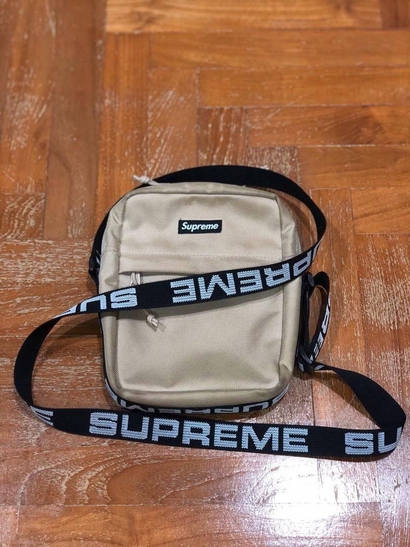Supreme tan outlet shoulder bag