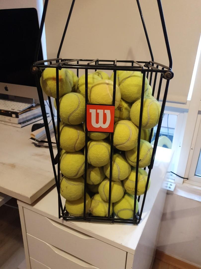 Tennis ball basket, Sports Equipment, Sports & Games, Racket & Ball