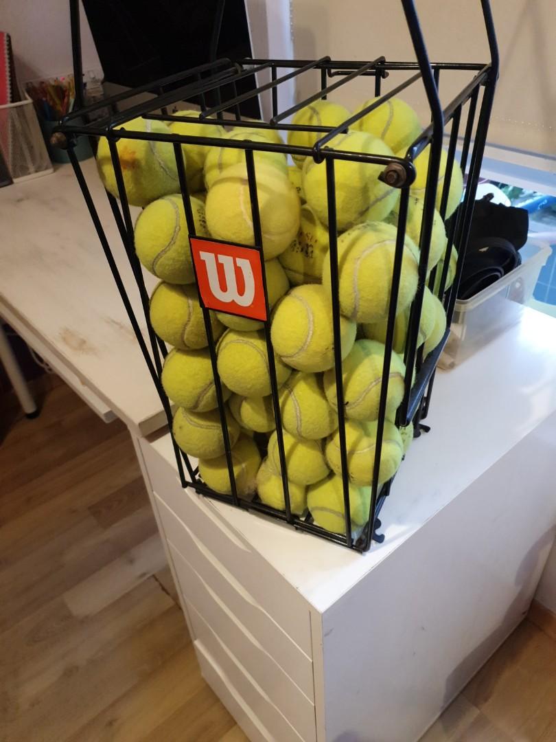 Tennis ball basket, Sports Equipment, Sports & Games, Racket & Ball