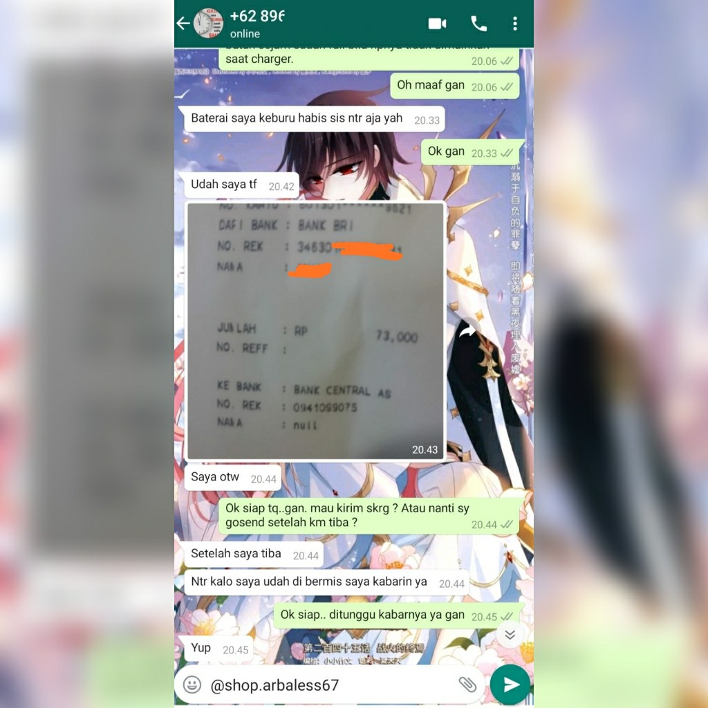 Testimoni Shop Arbaless67 Thanks For Orderan Mas Irwan Barang Yang Dicari Di Carousell
