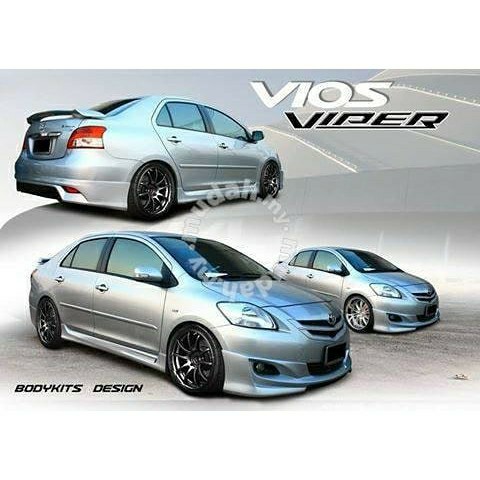 Toyota Vios Viper Bodykit PU Material Front Skirt Auto