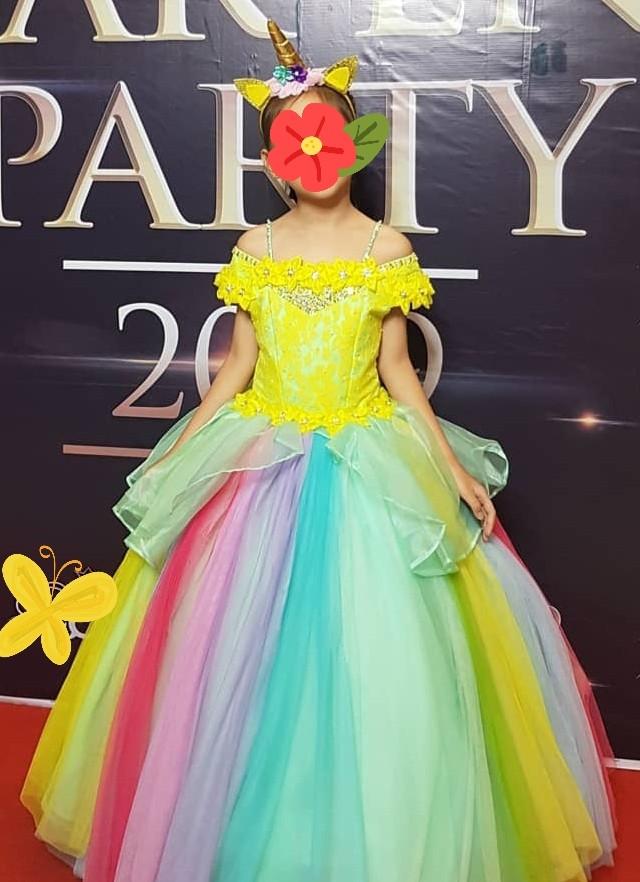 Unicorn Gown Babies Kids Babies Kids Fashion on Carousell