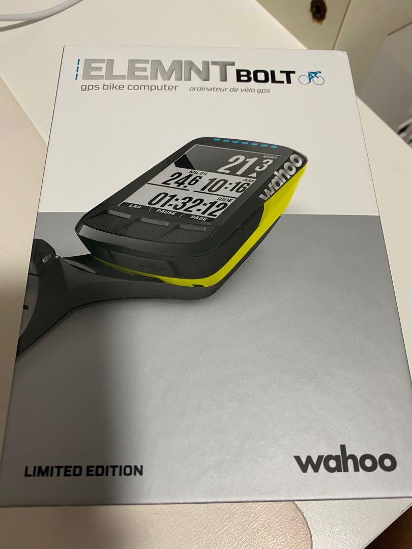 Wahoo ELEMNT Bolt Special Edition (Yellow Colour), Sports Equipment