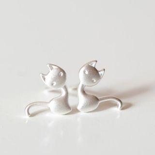 Cute cat lover stud Earrings