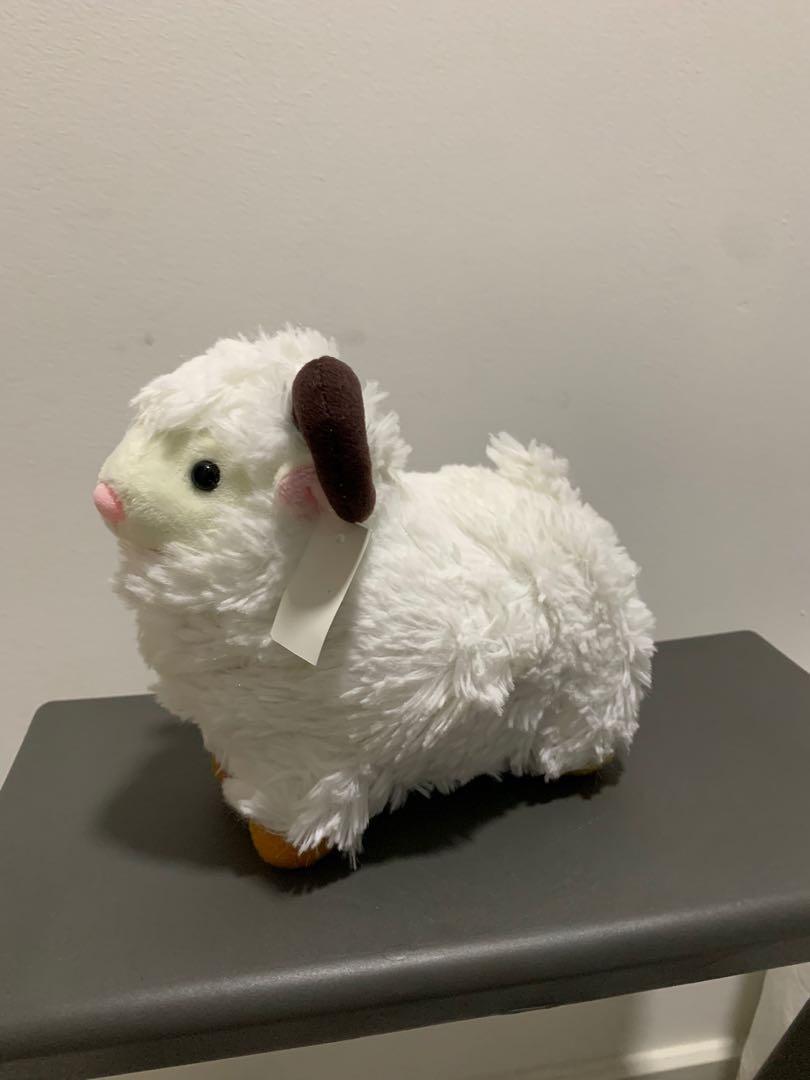 fluffy sheep plush