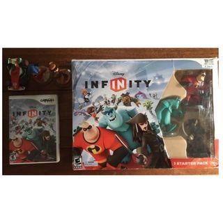 Bundle of Nintendo Wii Disney Infinity (CD, Starter Pack and 3 additional Infinity Figurines)
