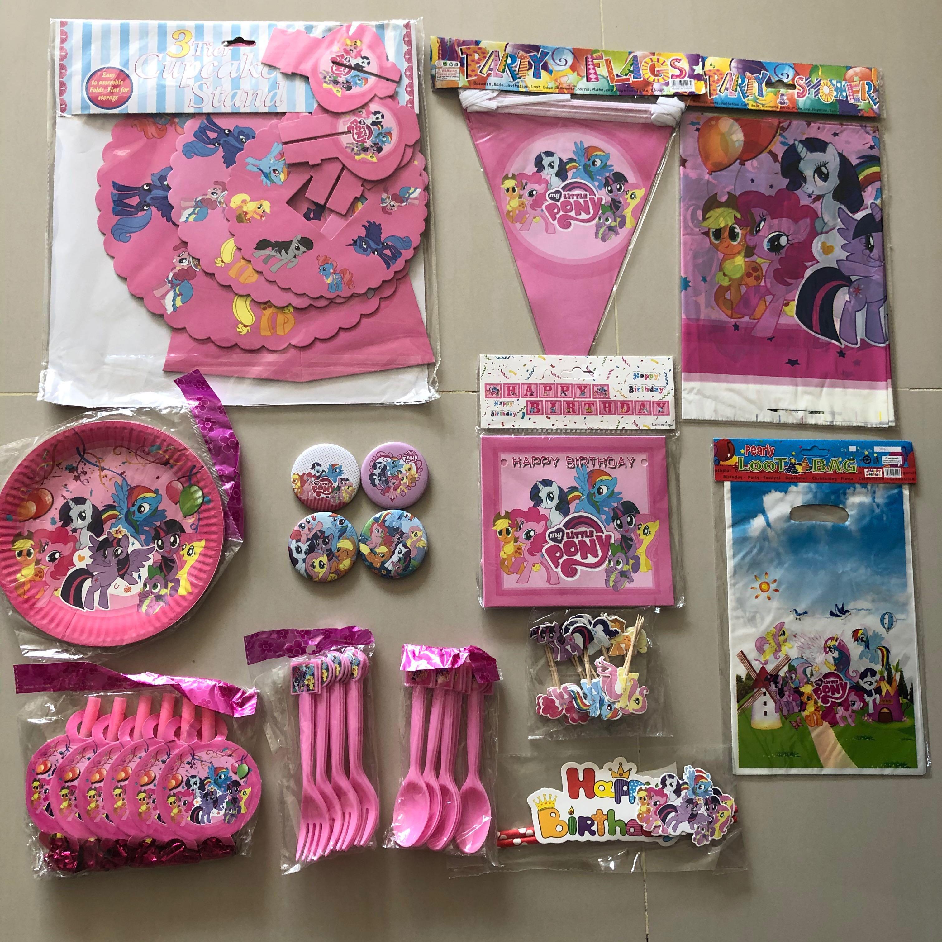 my little pony birthday party crafts