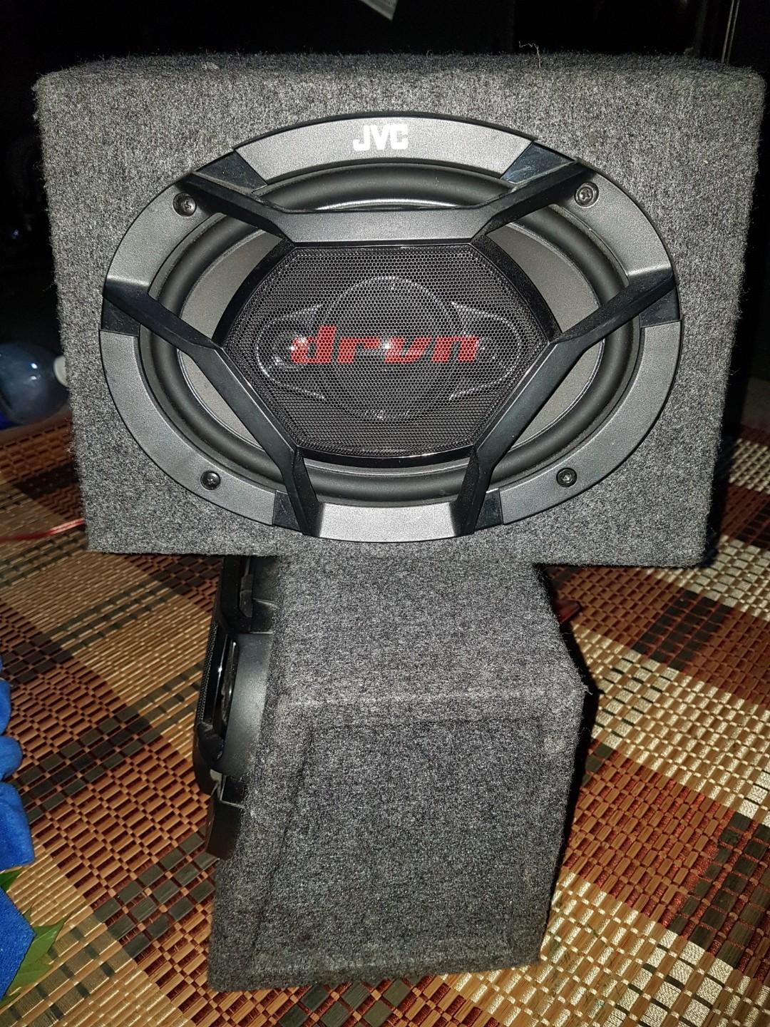 3 way pioneer 6x9 speaker 450w max 90rms with box+jvc grill and 4ch car