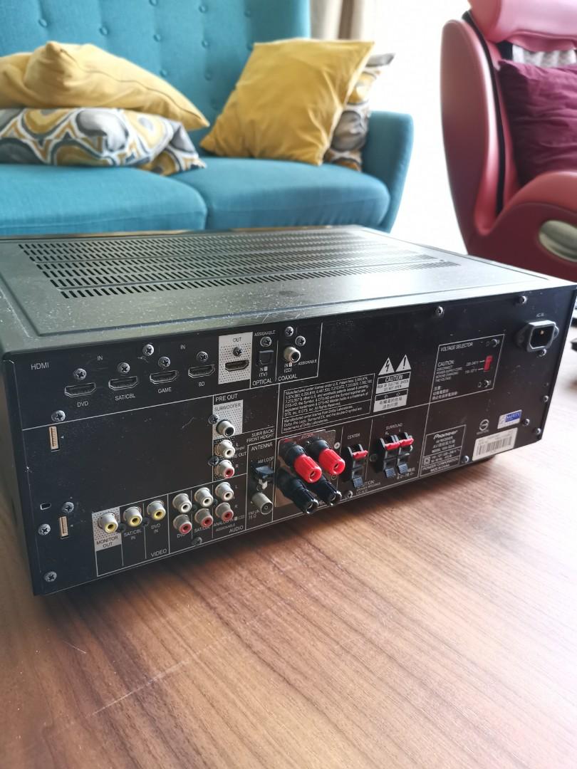 Pioneer 5.1 AV Receiver Amplifier with HDMI and Dolby DSP VSX522K for