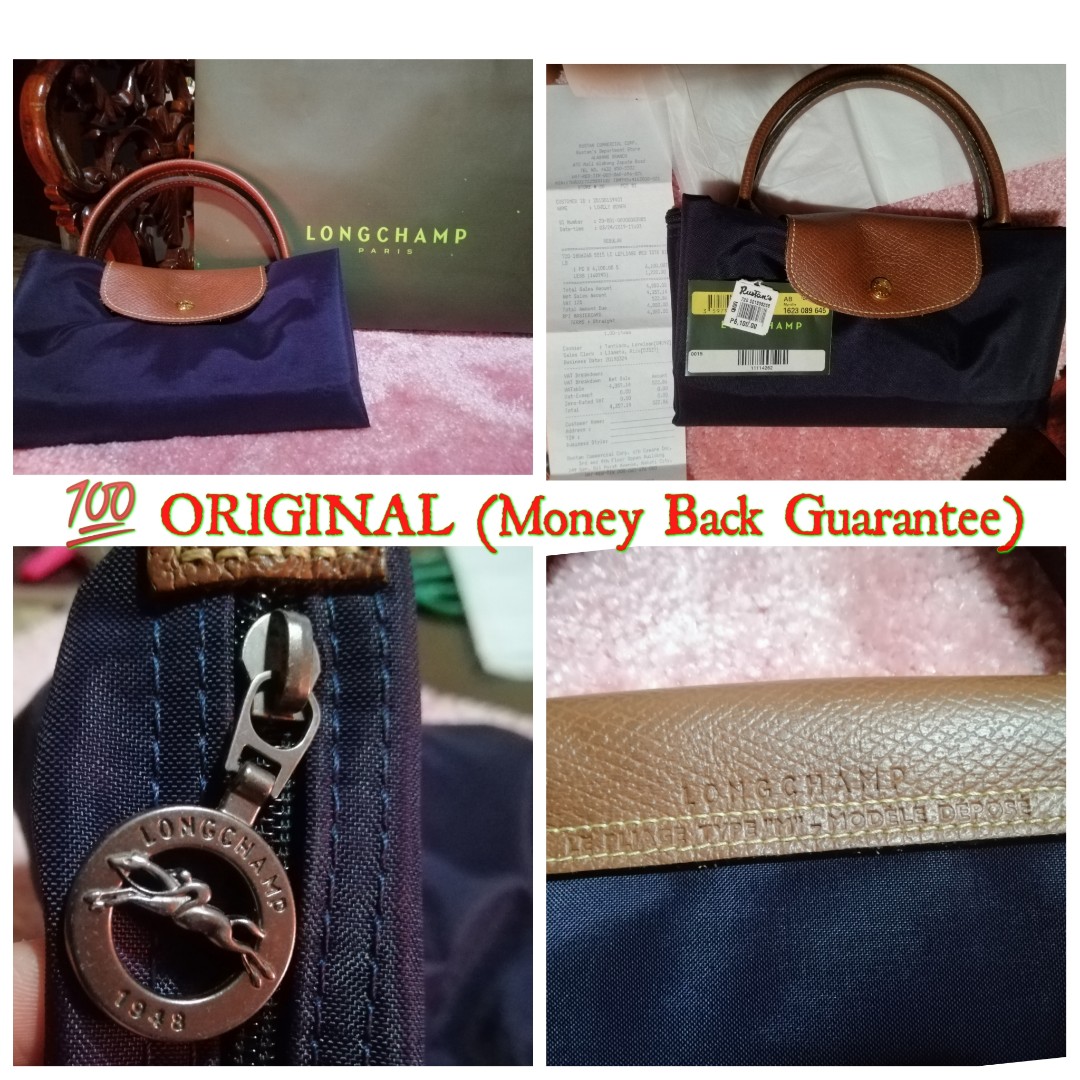 Long champ bag new arrivals original vs fake