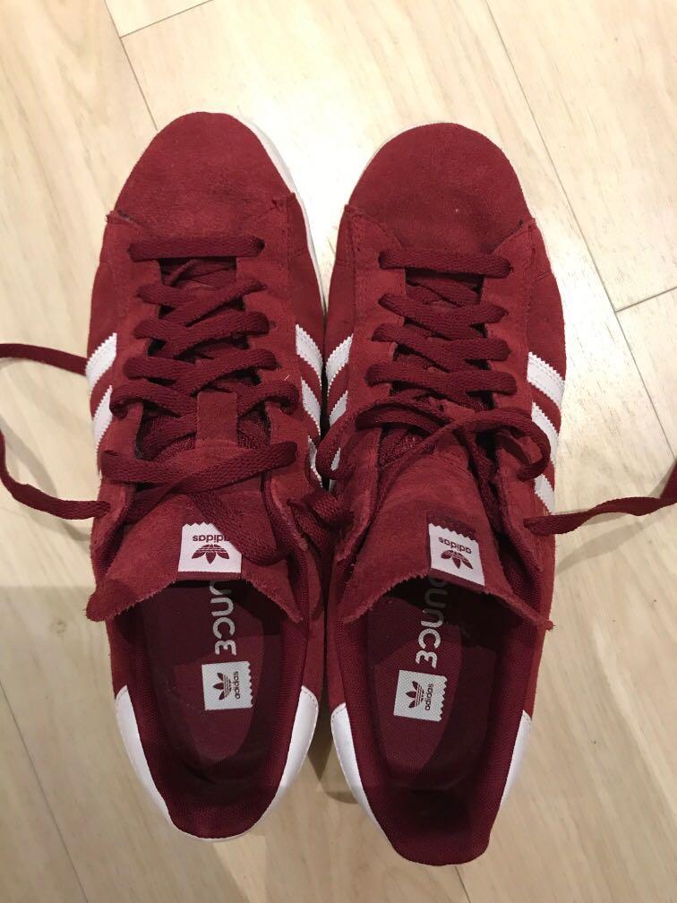 Adidas Campus Adv in Burgundy Suede Men s Fashion Footwear