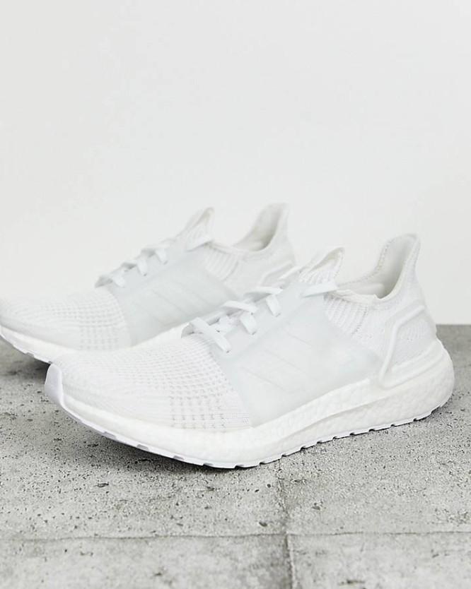 BNWT Adidas Running Ultraboost 19 in triple white Men s Fashion Footwear Sneakers on Carousell
