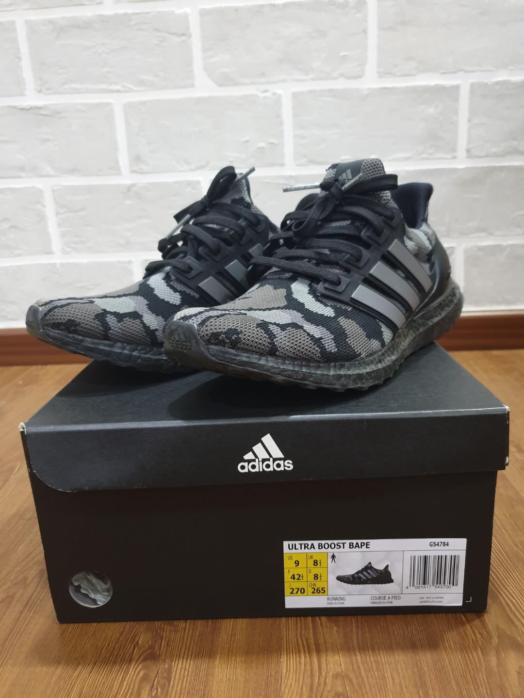 ultraboost bape black